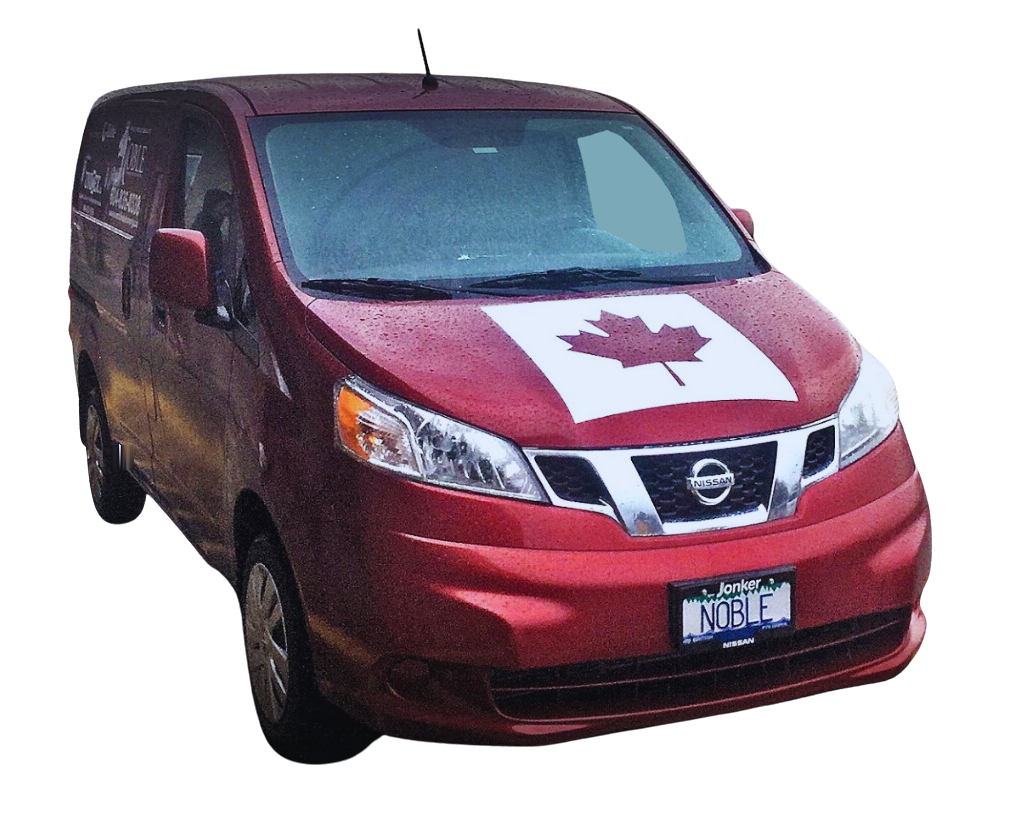 Noble Delivery red van